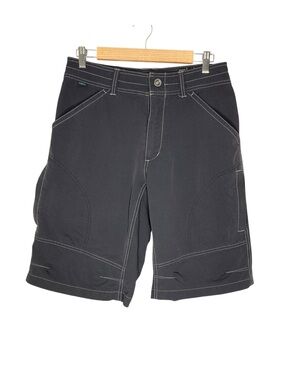 Kuhl Ramblr Short Hiking Walking Shorts Grey Nylon Blend Stretch Men’s 32 Waist